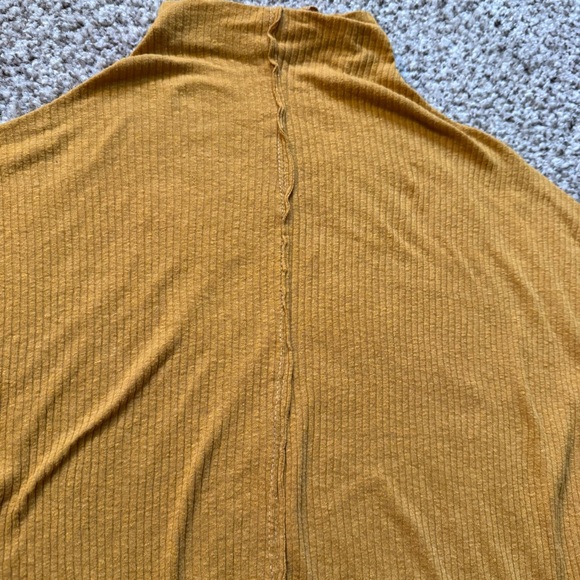 Free People Madeline Top Shirt Women’s Small Relaxed Golden Haze Yellow Tank - Picture 6 of 9